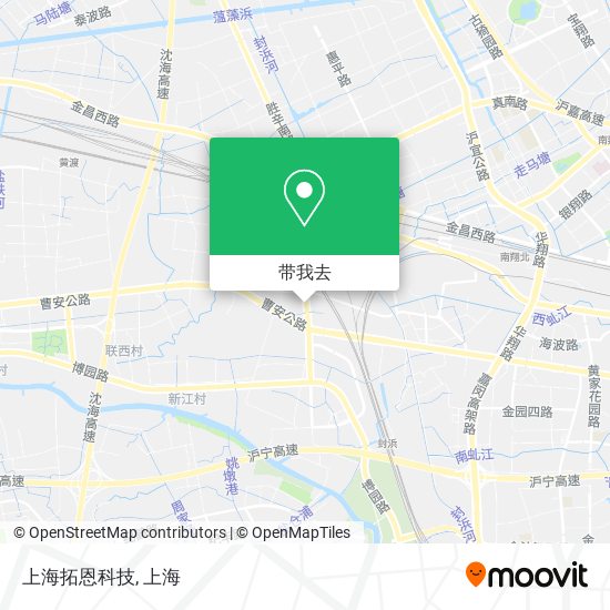 上海拓恩科技地图