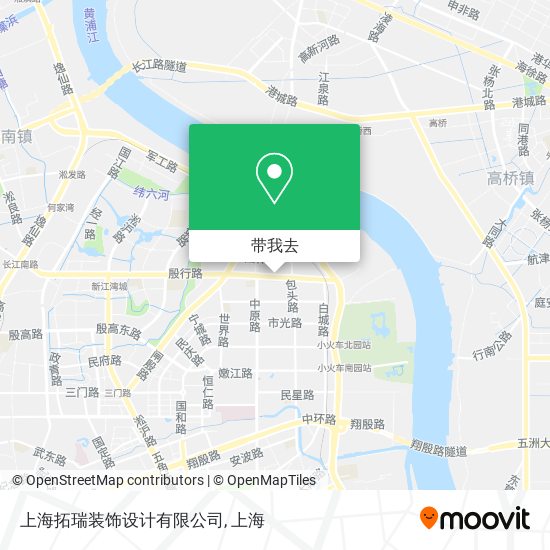 上海拓瑞装饰设计有限公司地图
