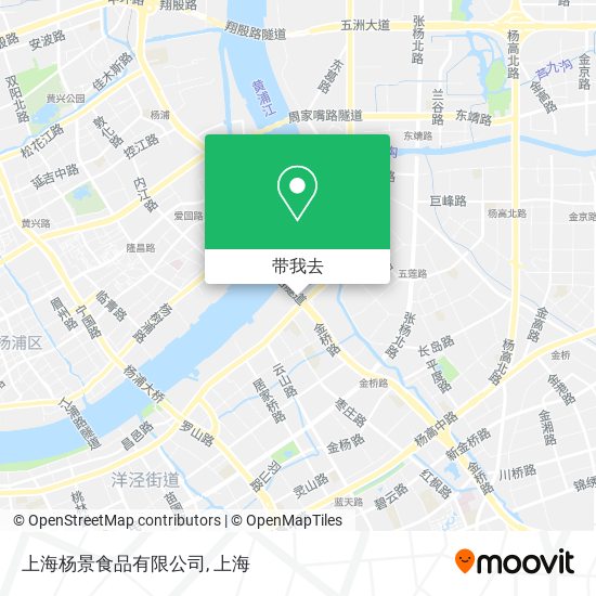上海杨景食品有限公司地图