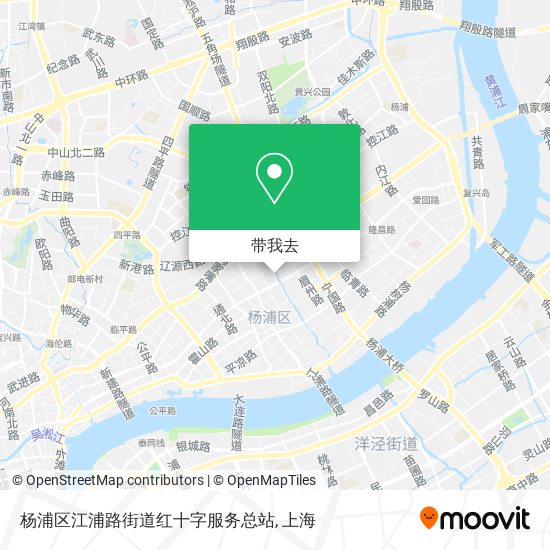 杨浦区江浦路街道红十字服务总站地图
