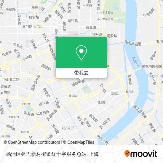 杨浦区延吉新村街道红十字服务总站地图
