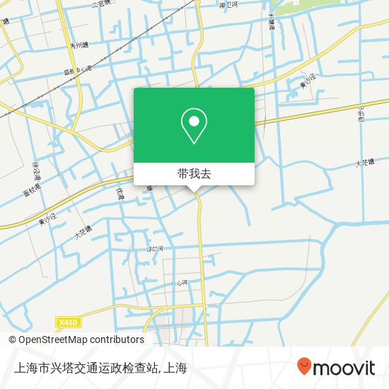 上海市兴塔交通运政检查站地图