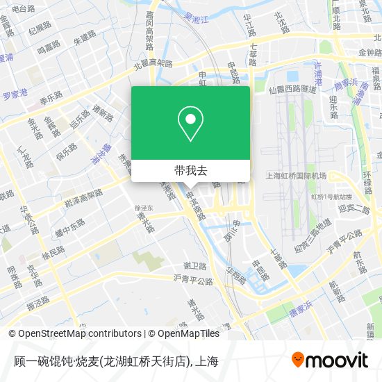 顾一碗馄饨·烧麦(龙湖虹桥天街店)地图