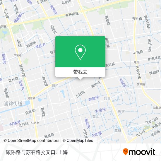 顾陈路与苏召路交叉口地图