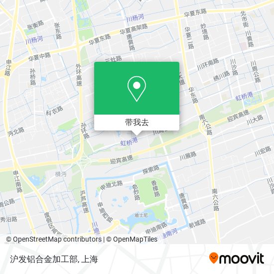 沪发铝合金加工部地图
