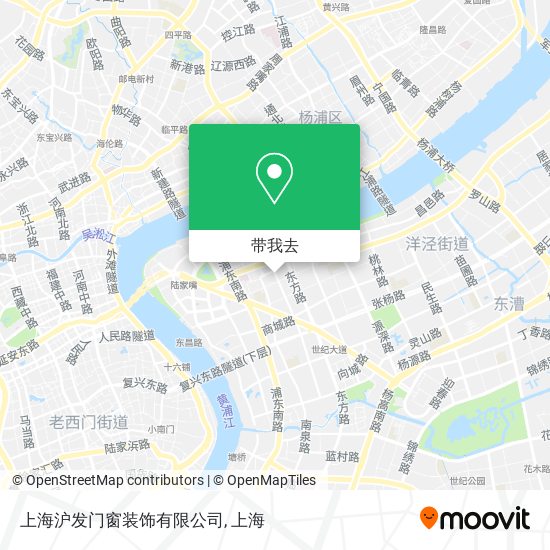 上海沪发门窗装饰有限公司地图
