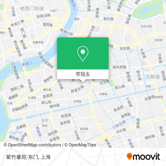 紫竹馨苑-东门地图