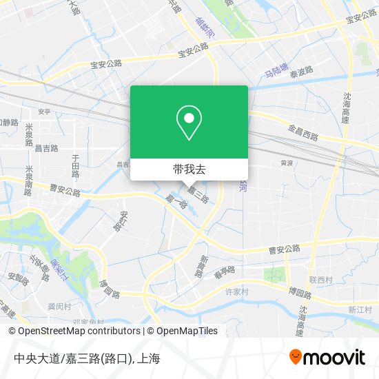 中央大道/嘉三路(路口)地图