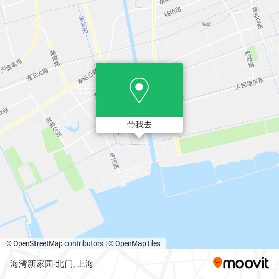 海湾新家园-北门地图