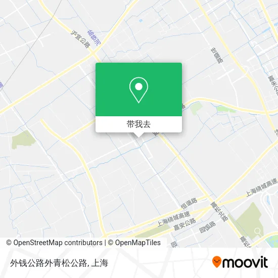 外钱公路外青松公路地图