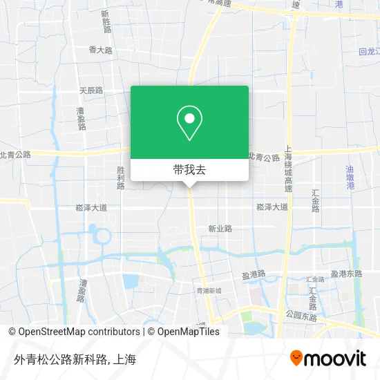 外青松公路新科路地图