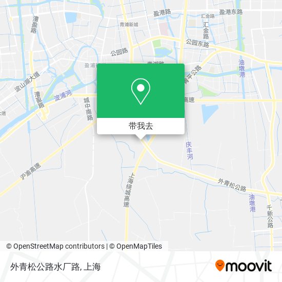 外青松公路水厂路地图