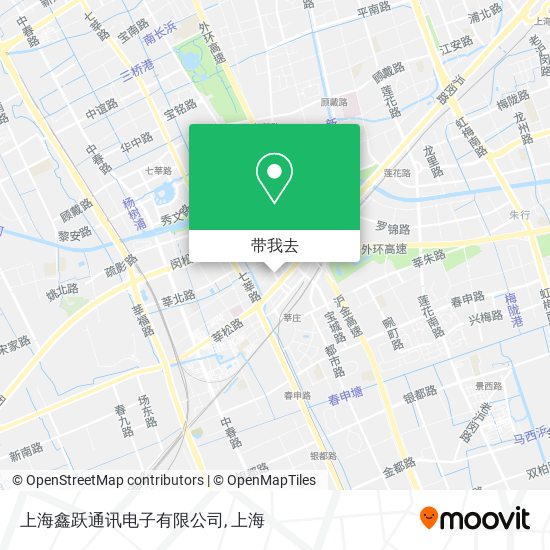 上海鑫跃通讯电子有限公司地图