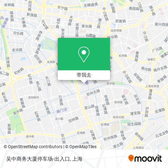 吴中商务大厦停车场-出入口地图