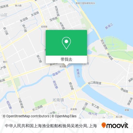中华人民共和国上海渔业船舶检验局吴淞分局地图