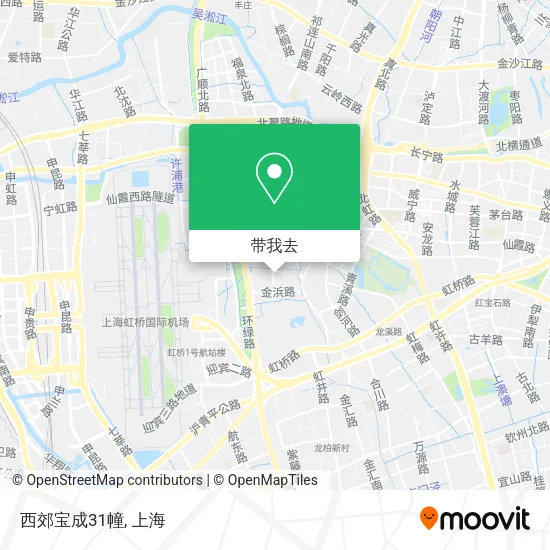 西郊宝成31幢地图