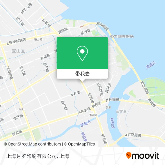 上海月罗印刷有限公司地图