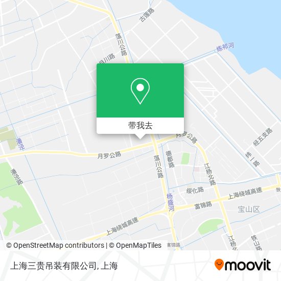 上海三贵吊装有限公司地图