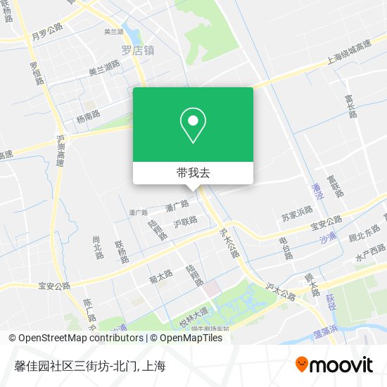 馨佳园社区三街坊-北门地图