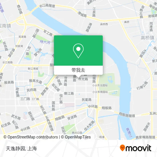 天逸静园地图