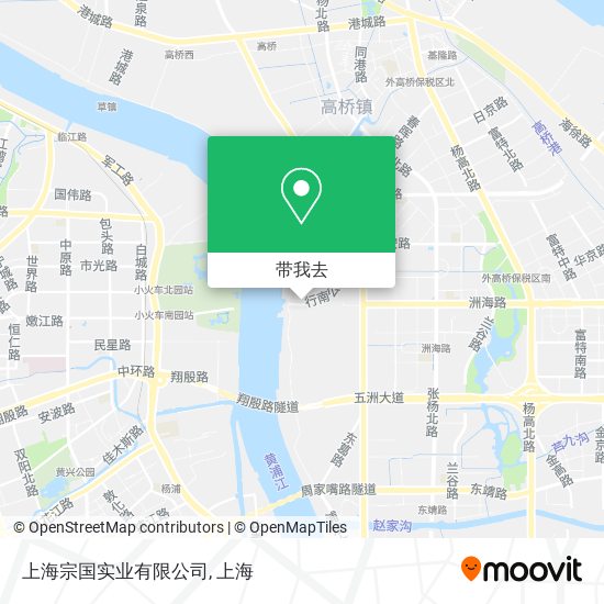 上海宗国实业有限公司地图