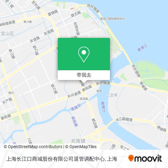 上海长江口商城股份有限公司退管调配中心地图
