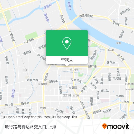 殷行路与睿达路交叉口地图