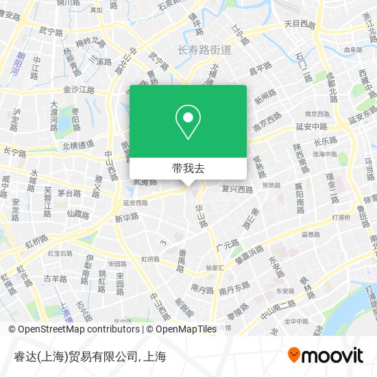 睿达(上海)贸易有限公司地图