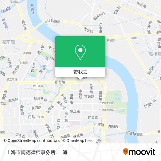 上海市闰德律师事务所地图