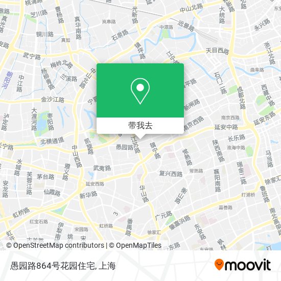 愚园路864号花园住宅地图