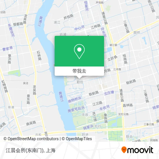 江晨会所(东南门)地图