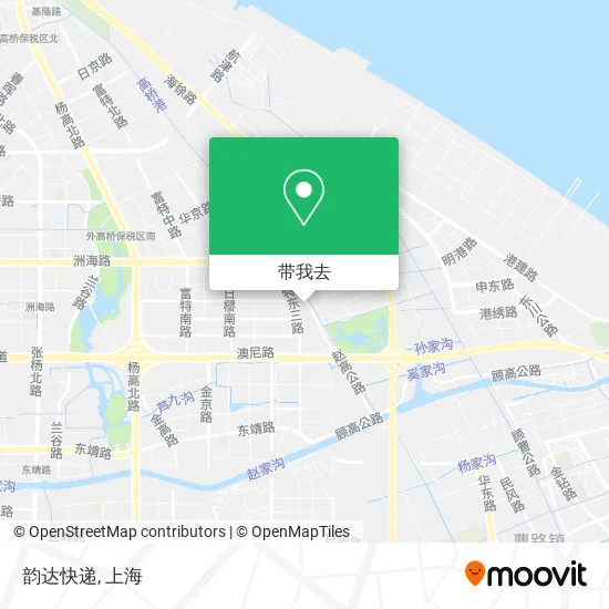 韵达快递地图