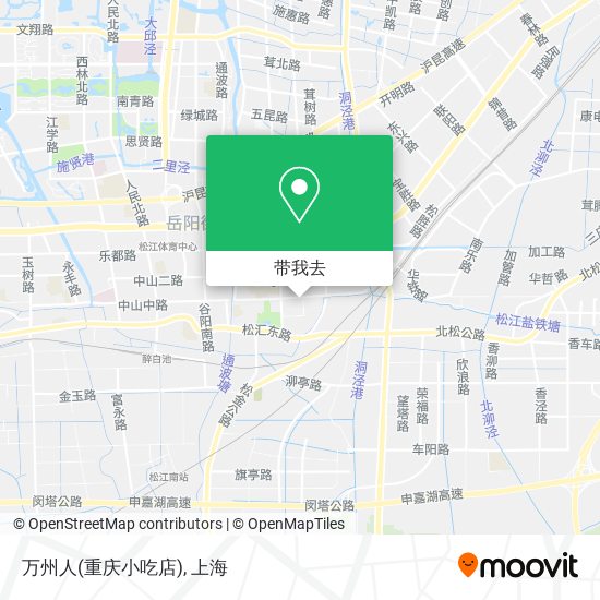 万州人(重庆小吃店)地图