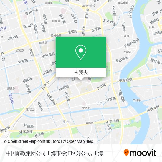 中国邮政集团公司上海市徐汇区分公司地图