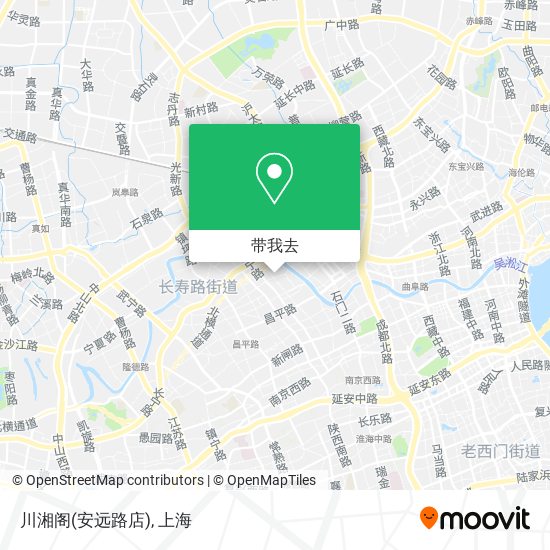 川湘阁(安远路店)地图