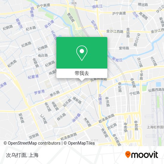 次乌打面地图
