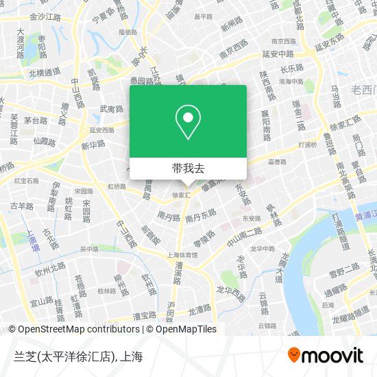 兰芝(太平洋徐汇店)地图