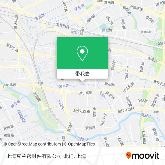 上海克兰密封件有限公司-北门地图