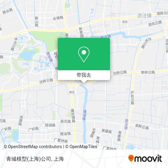 青城模型(上海)公司地图