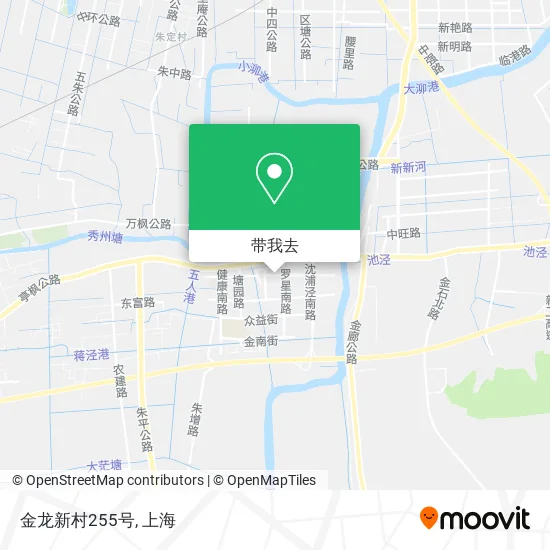 金龙新村255号地图