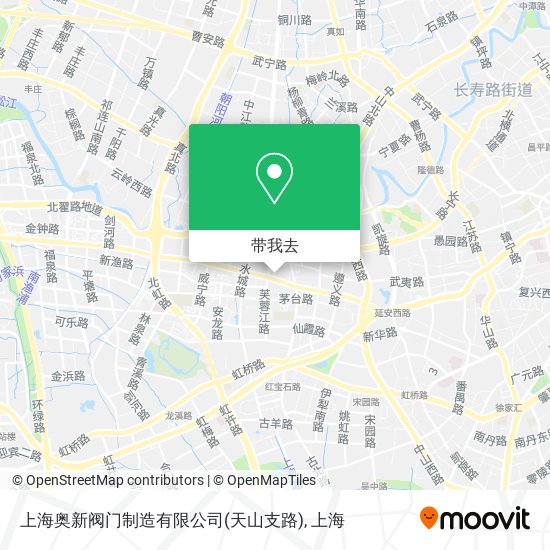 上海奥新阀门制造有限公司(天山支路)地图