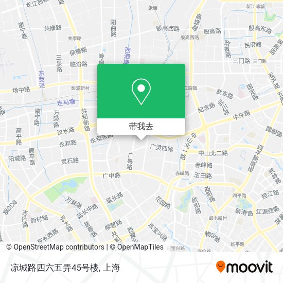 凉城路四六五弄45号楼地图