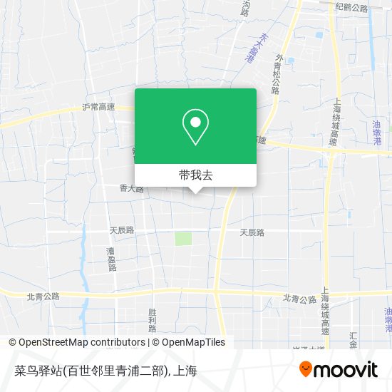 菜鸟驿站(百世邻里青浦二部)地图