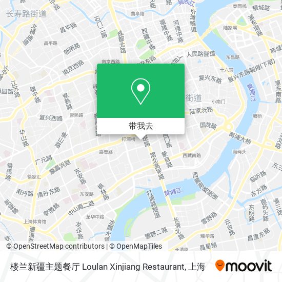 楼兰新疆主题餐厅 Loulan Xinjiang Restaurant地图