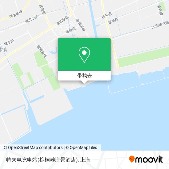 特来电充电站(棕榈滩海景酒店)地图