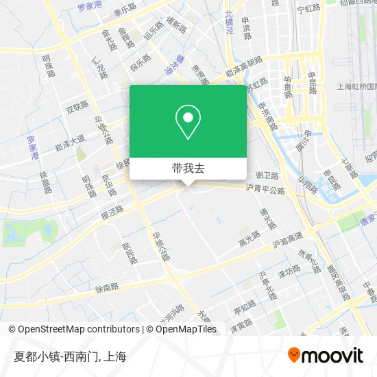夏都小镇-西南门地图