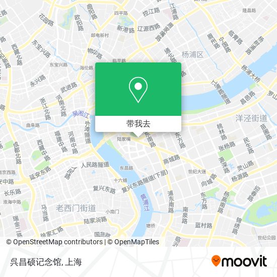 呉昌硕记念馆地图
