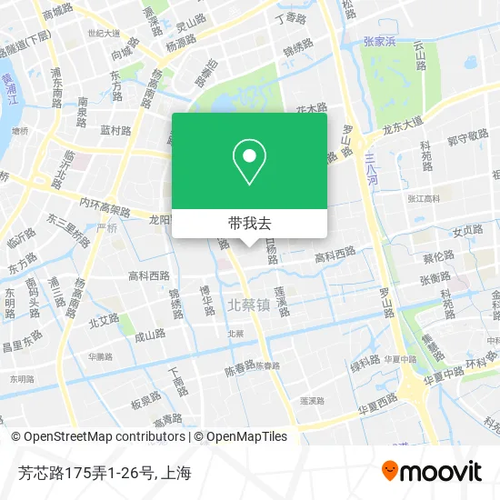芳芯路175弄1-26号地图