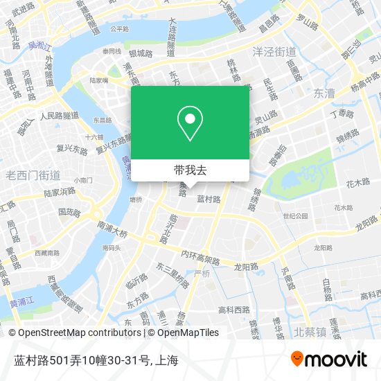 蓝村路501弄10幢30-31号地图