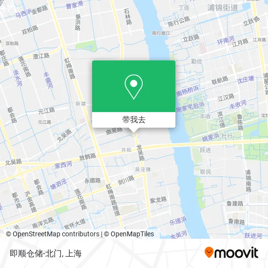 即顺仓储-北门地图